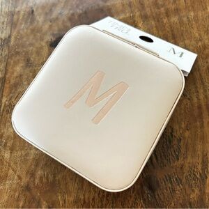 Travel jewelry case (initial M)